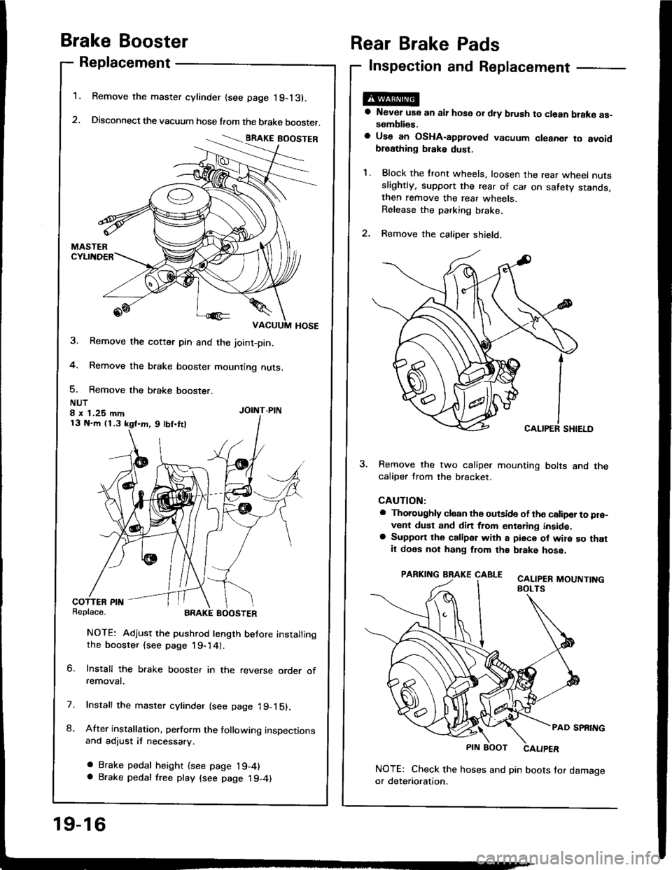 ACURA INTEGRA 1994  Service Repair Manual 