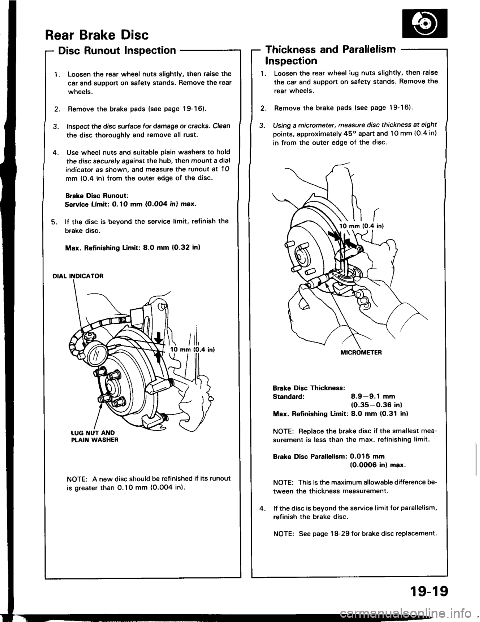 ACURA INTEGRA 1994  Service Repair Manual 