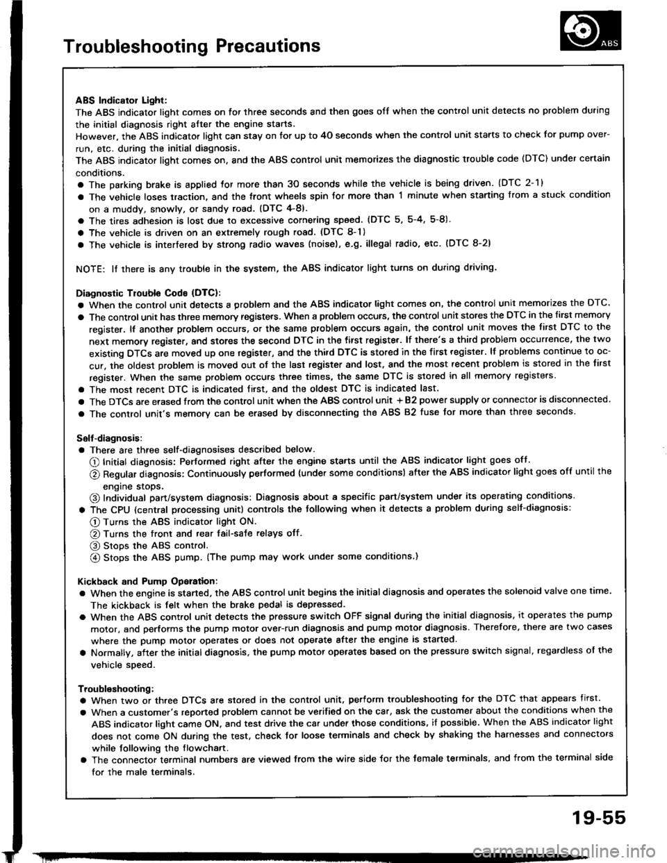 ACURA INTEGRA 1994  Service Repair Manual 