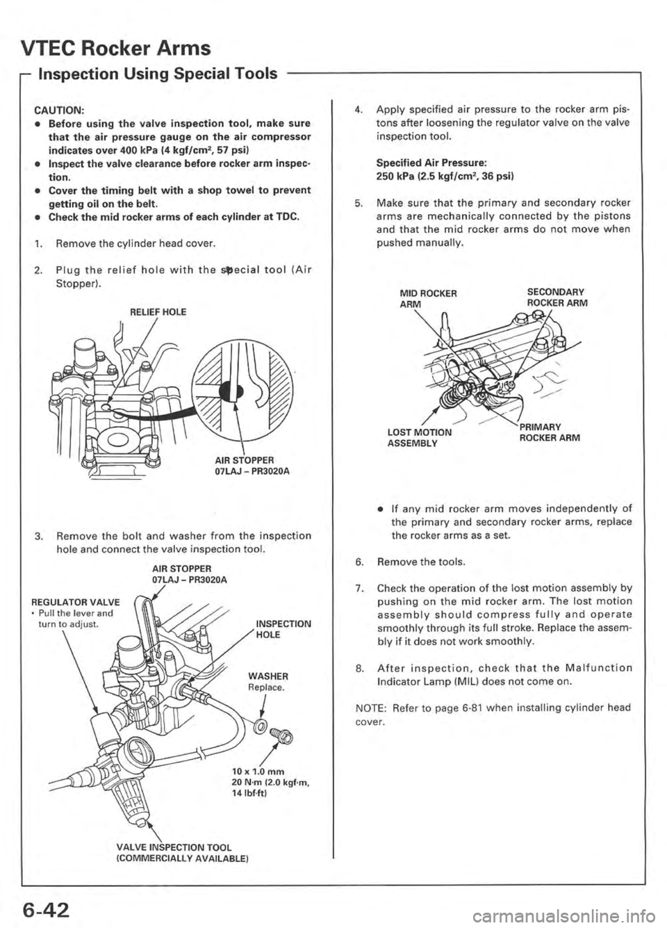 ACURA INTEGRA 1998  Service Repair Manual 