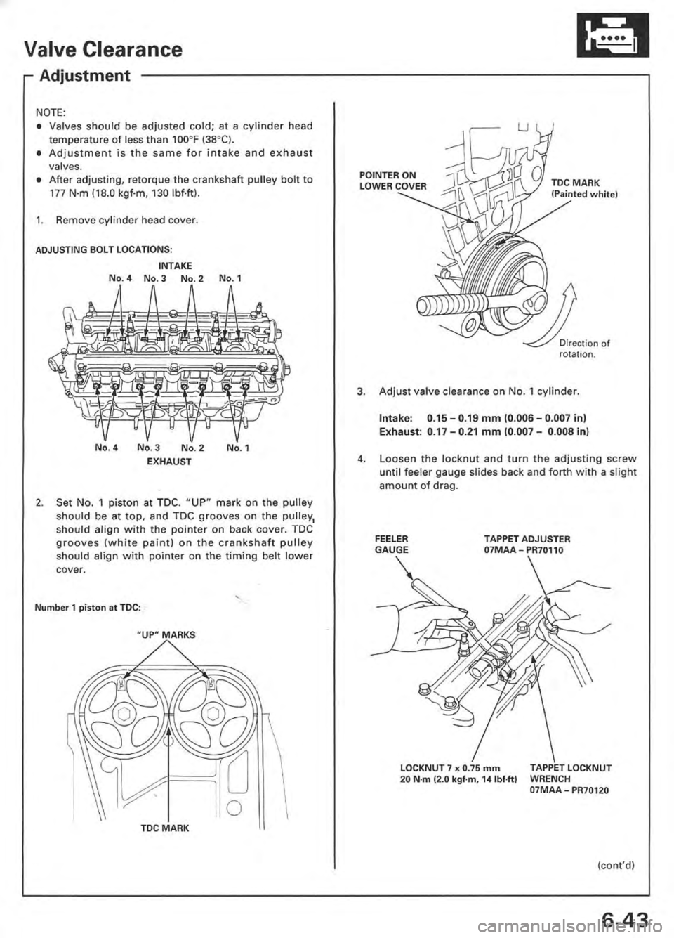 ACURA INTEGRA 1998  Service Repair Manual 