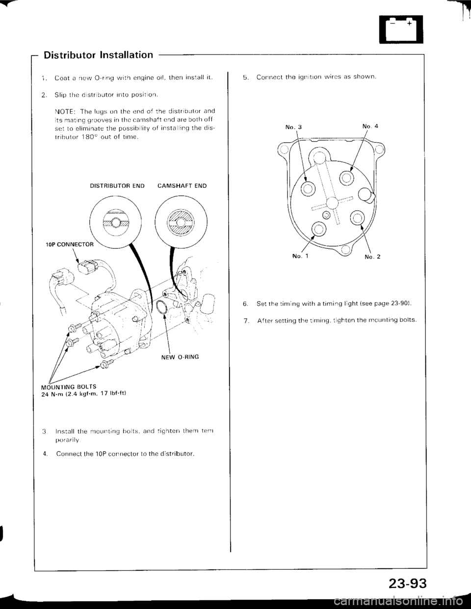 ACURA INTEGRA 1998  Service Repair Manual 