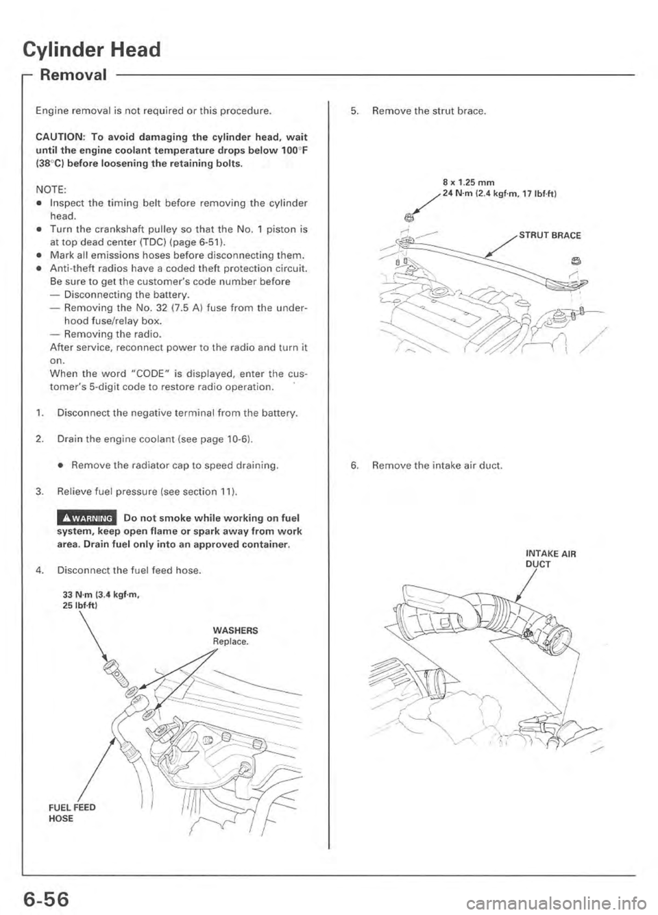 ACURA INTEGRA 1998  Service Repair Manual 