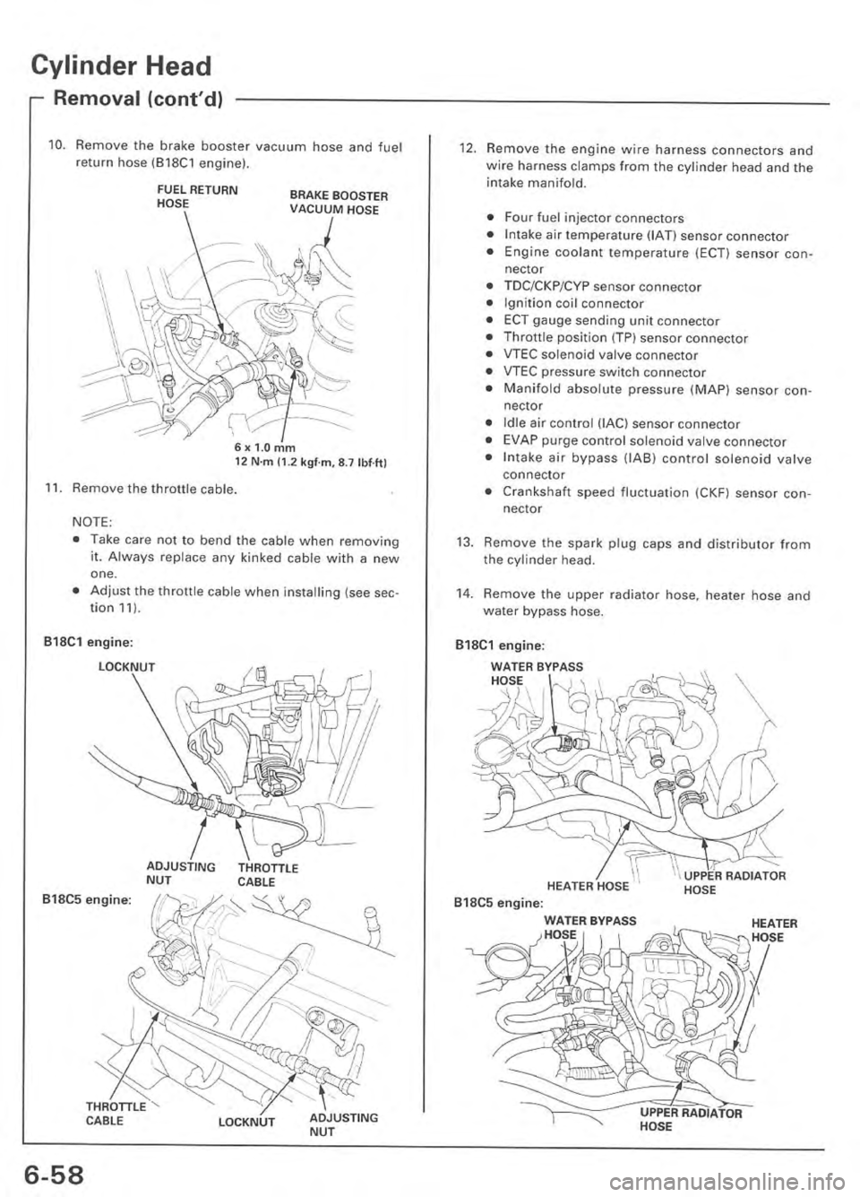 ACURA INTEGRA 1998  Service Repair Manual 