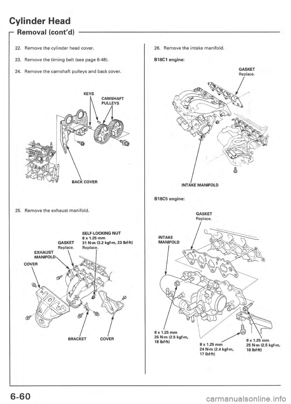ACURA INTEGRA 1998  Service Repair Manual 