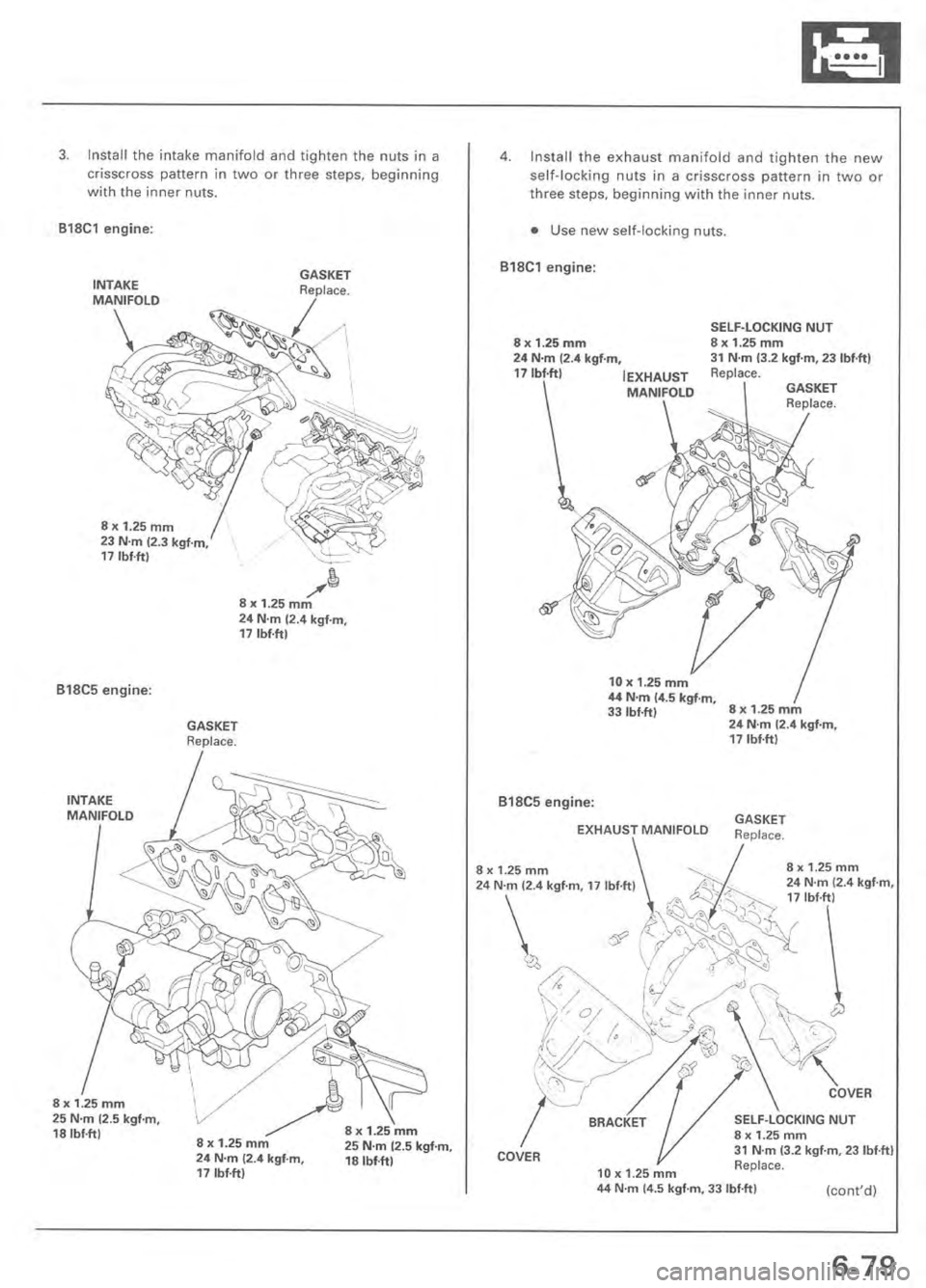 ACURA INTEGRA 1998  Service Repair Manual 