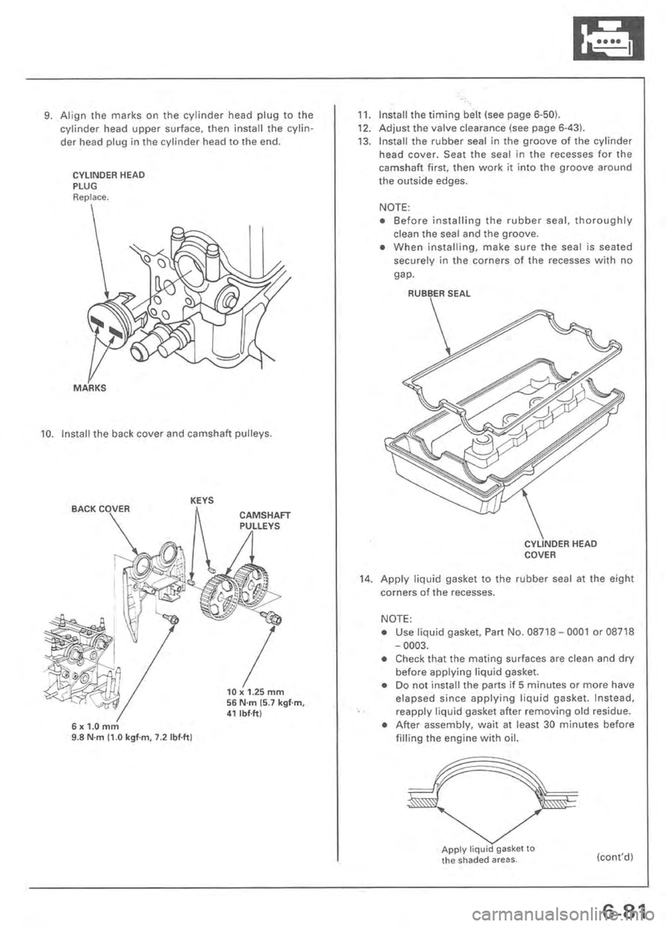 ACURA INTEGRA 1998  Service Repair Manual 