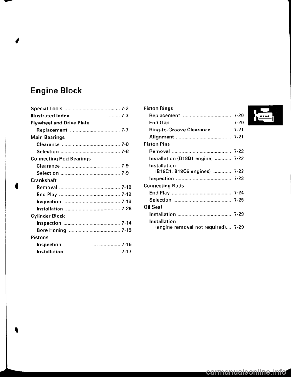 ACURA INTEGRA 1998  Service Repair Manual 
