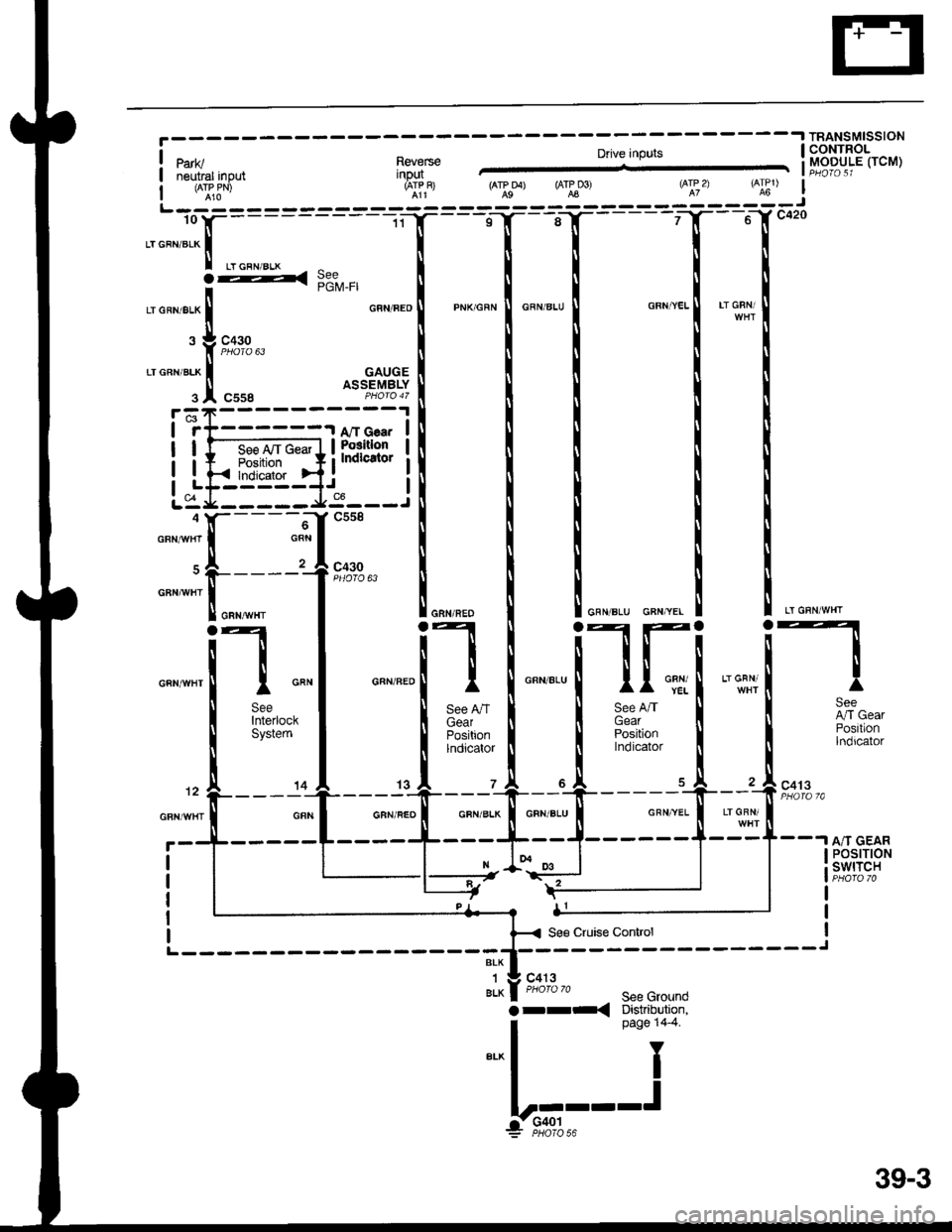 ACURA INTEGRA 1998  Service Repair Manual rolr--------- .r1
r-r onuer-r I
fiEg-< s"".-
"""::Fl;;l 
^."""1"""*[ "-"1 "--
.I TRANSMISSION
r -.. Drive inputs l9.9ITn9!-^..,
neutralinput ir^tr -.".".._...............- |(ArppNl ii#nr GTP-o4l