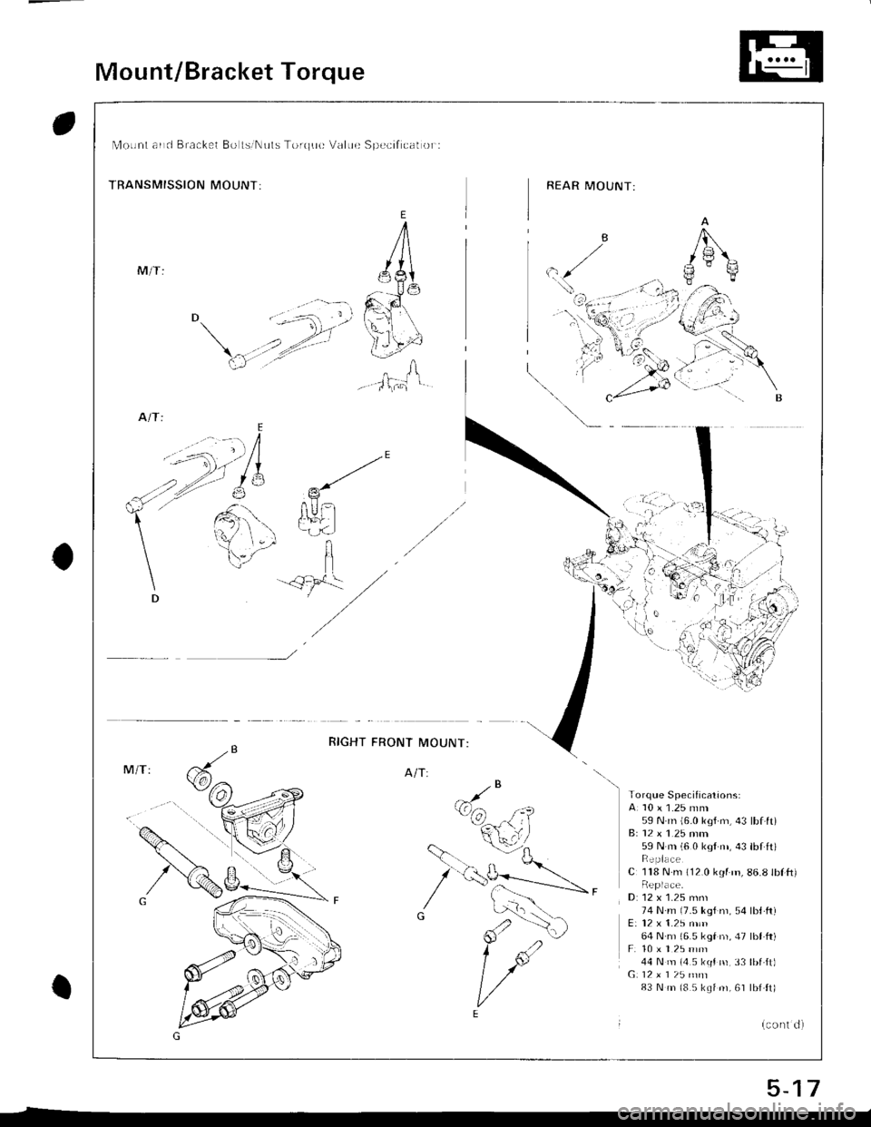 ACURA INTEGRA 1998  Service Repair Manual 