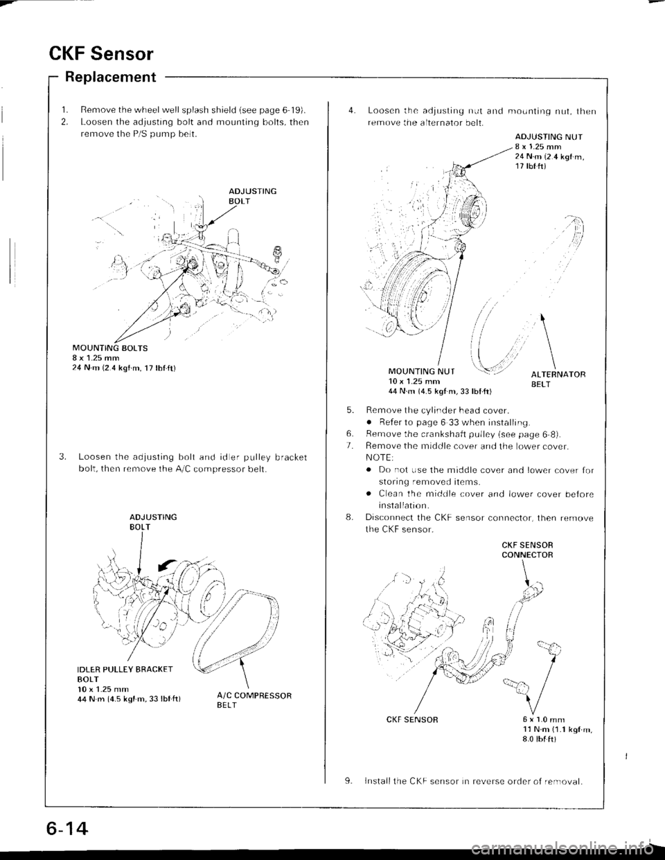 ACURA INTEGRA 1998  Service Repair Manual 
