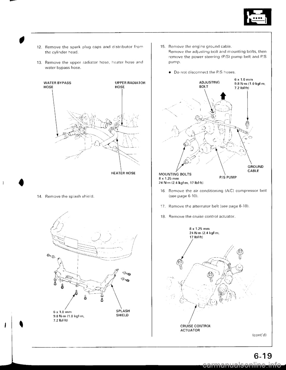 ACURA INTEGRA 1998  Service Repair Manual 