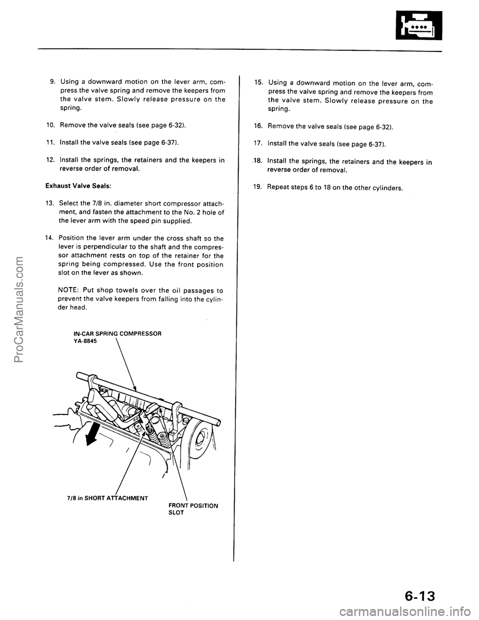 ACURA INTEGRA 1990  Service Repair Manual ProCarManuals.com 