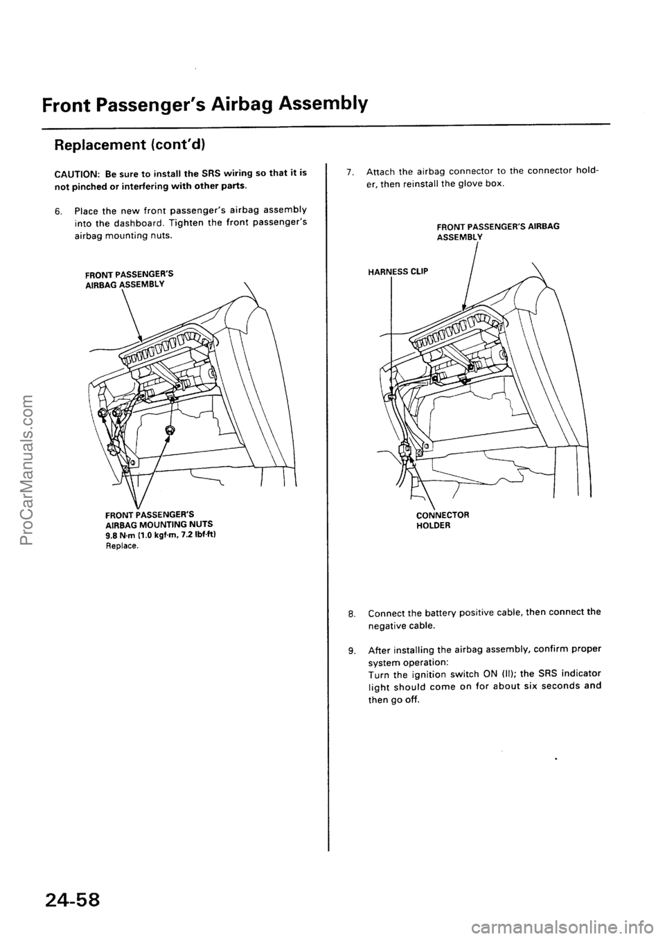 ACURA INTEGRA 1990  Service Repair Manual ProCarManuals.com 