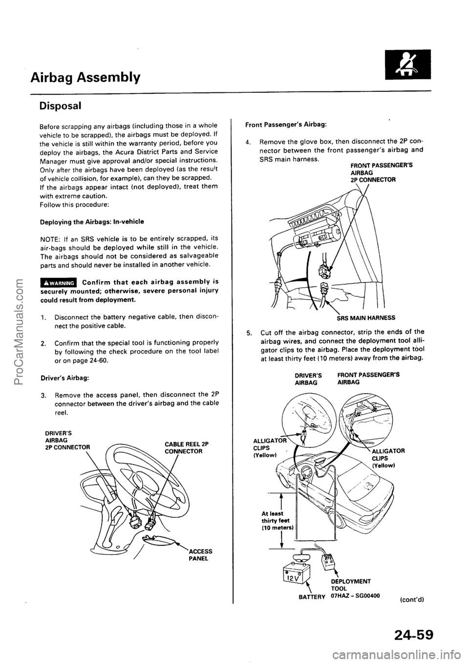 ACURA INTEGRA 1990  Service Repair Manual ProCarManuals.com 