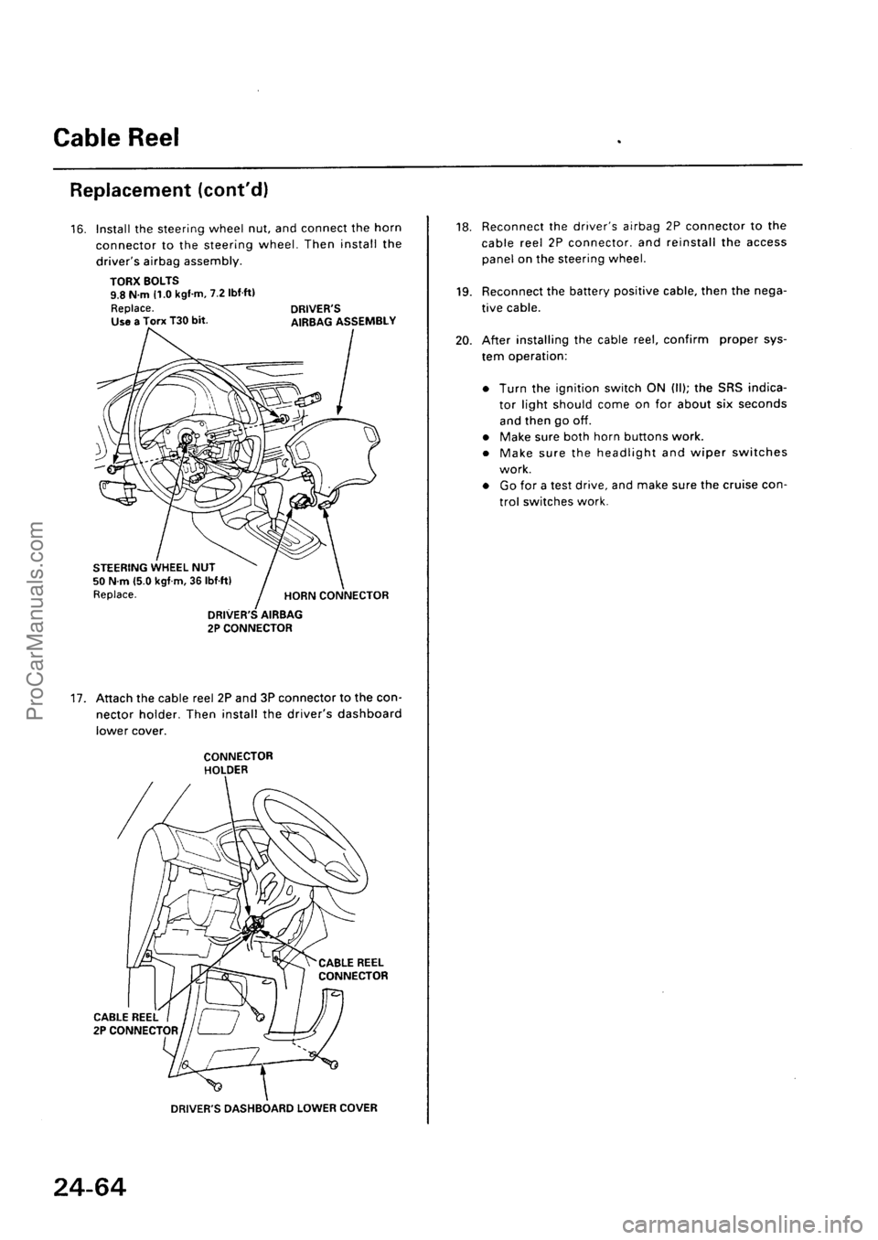 ACURA INTEGRA 1990  Service Repair Manual ProCarManuals.com 