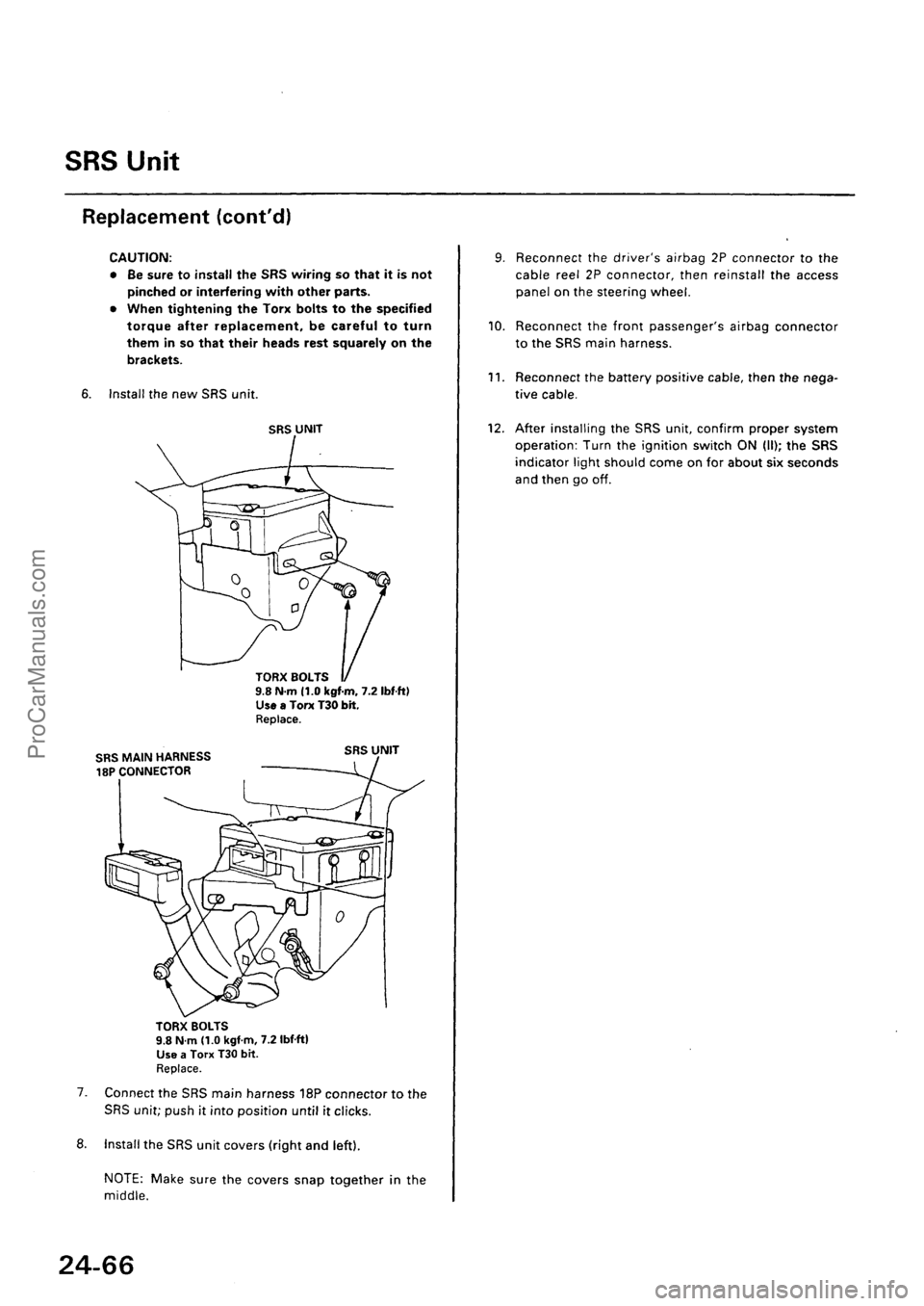 ACURA INTEGRA 1990  Service Repair Manual ProCarManuals.com 