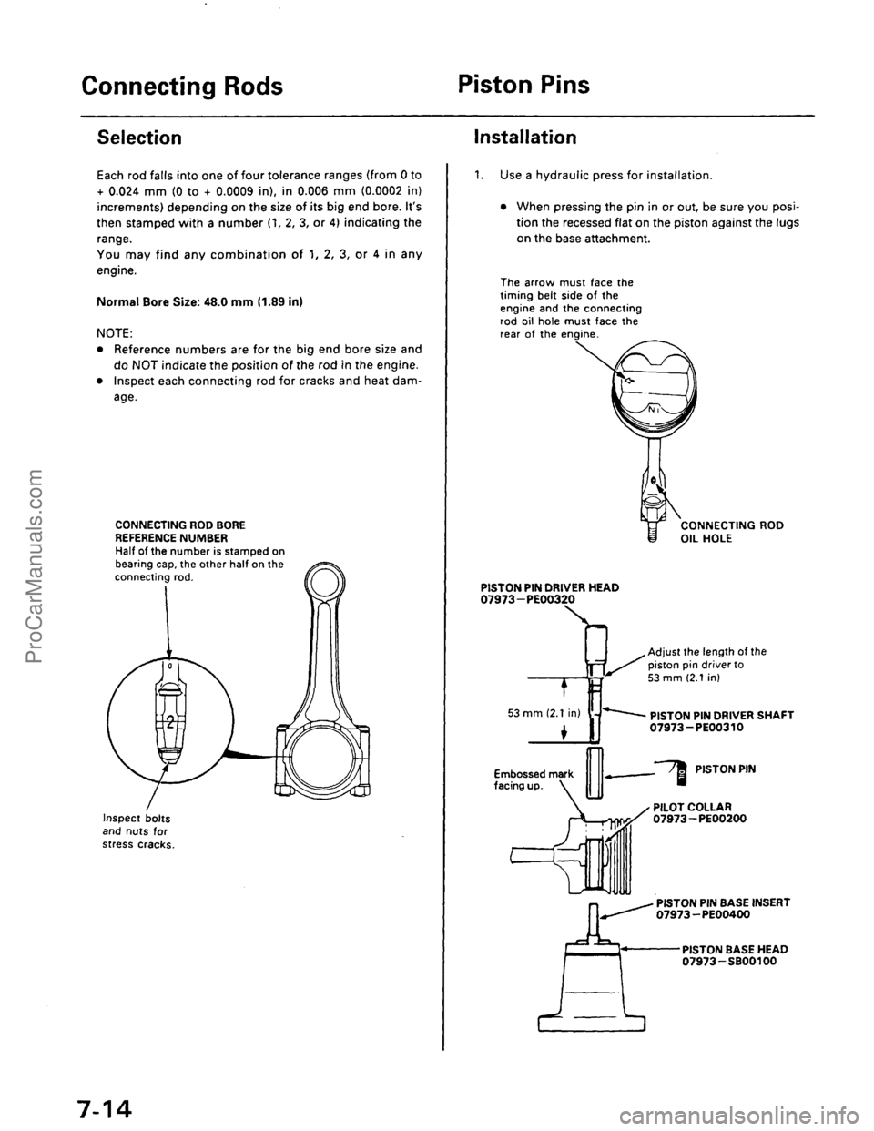 ACURA INTEGRA 1990  Service Repair Manual ProCarManuals.com 