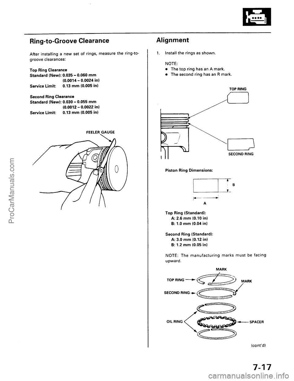 ACURA INTEGRA 1990  Service Repair Manual ProCarManuals.com 