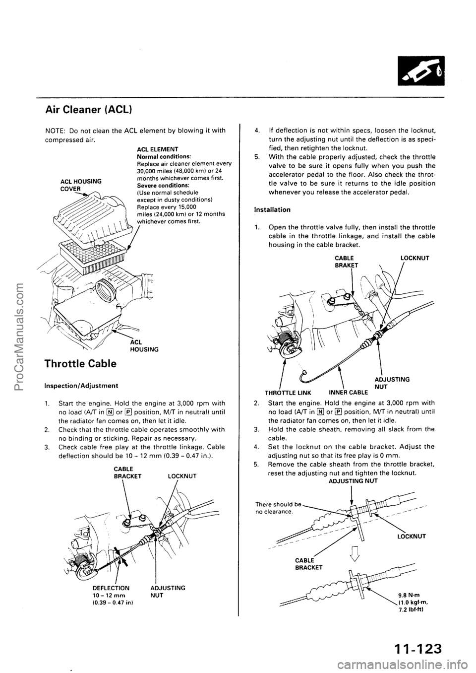 ACURA INTEGRA 1990  Service Repair Manual ProCarManuals.com 