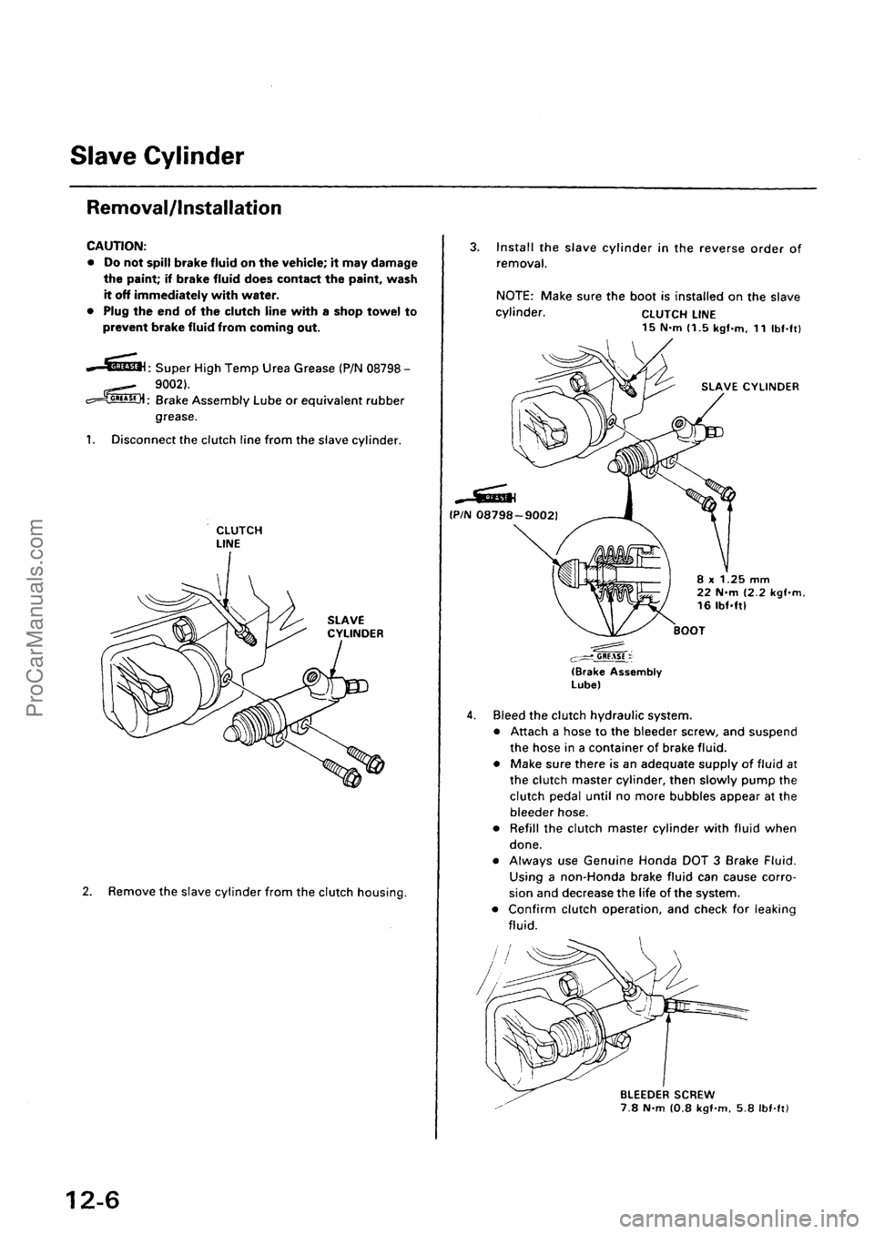 ACURA INTEGRA 1990  Service Repair Manual ProCarManuals.com 