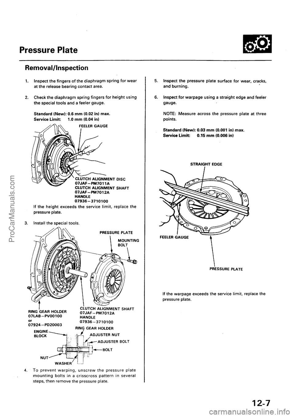 ACURA INTEGRA 1990  Service Repair Manual ProCarManuals.com 