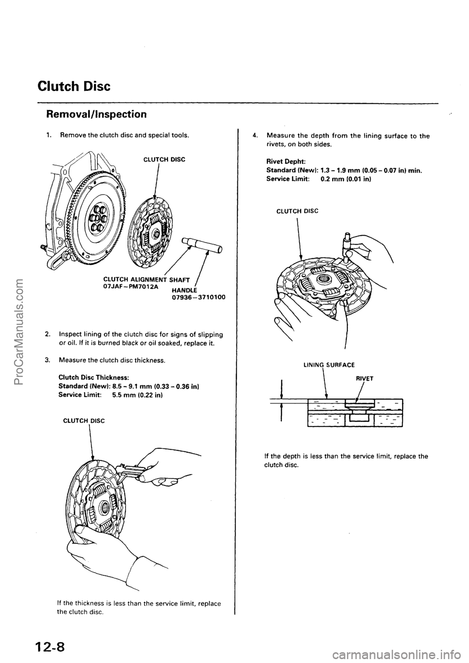 ACURA INTEGRA 1990  Service Repair Manual ProCarManuals.com 