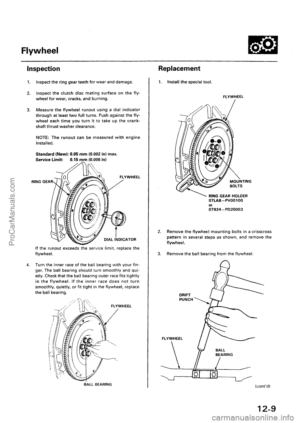 ACURA INTEGRA 1990  Service Repair Manual ProCarManuals.com 