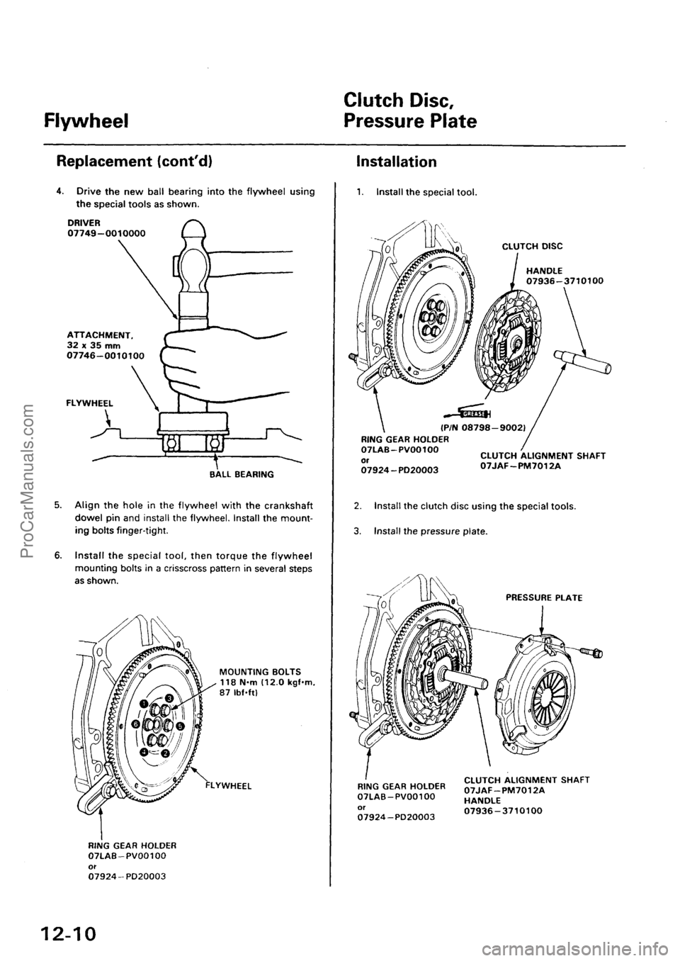 ACURA INTEGRA 1990  Service Repair Manual ProCarManuals.com 
