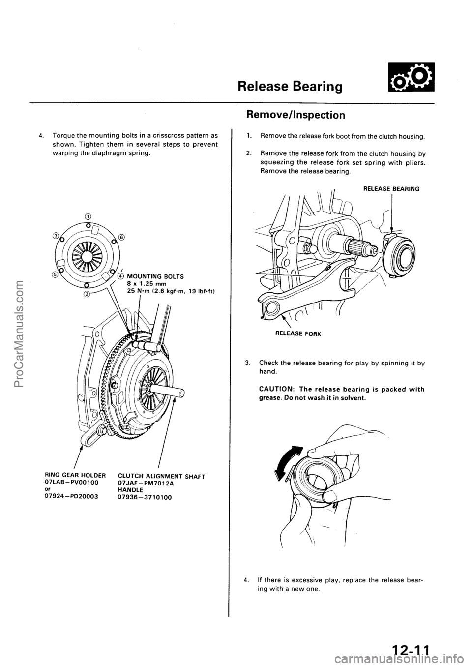 ACURA INTEGRA 1990  Service Repair Manual ProCarManuals.com 