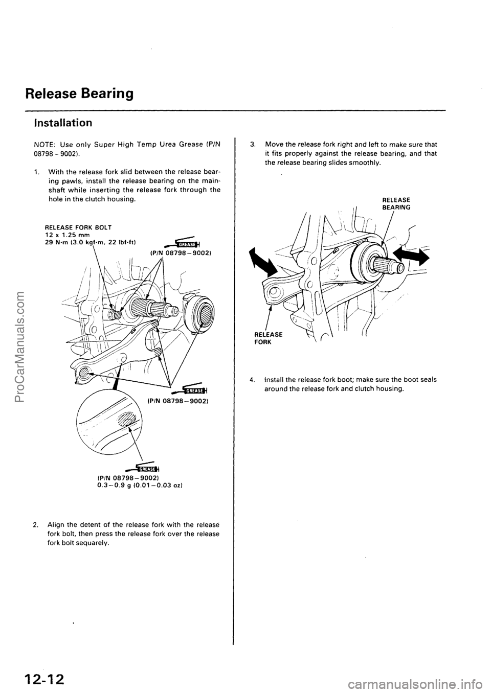 ACURA INTEGRA 1990  Service Repair Manual ProCarManuals.com 