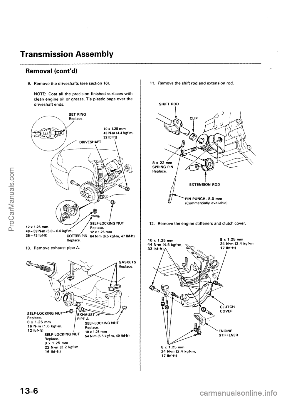 ACURA INTEGRA 1990  Service Repair Manual ProCarManuals.com 