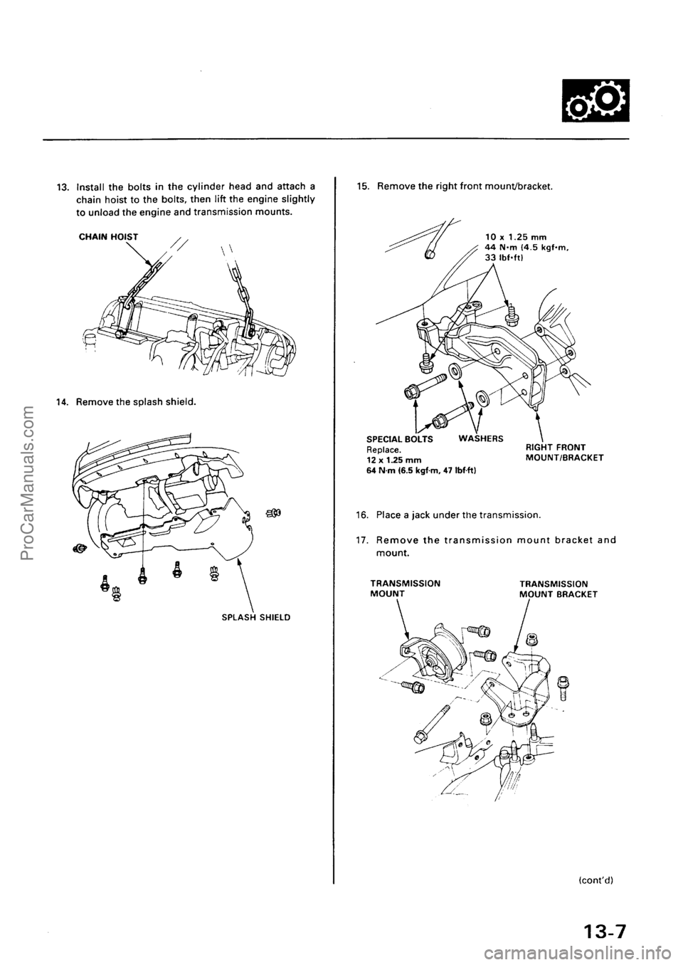 ACURA INTEGRA 1990  Service Repair Manual ProCarManuals.com 