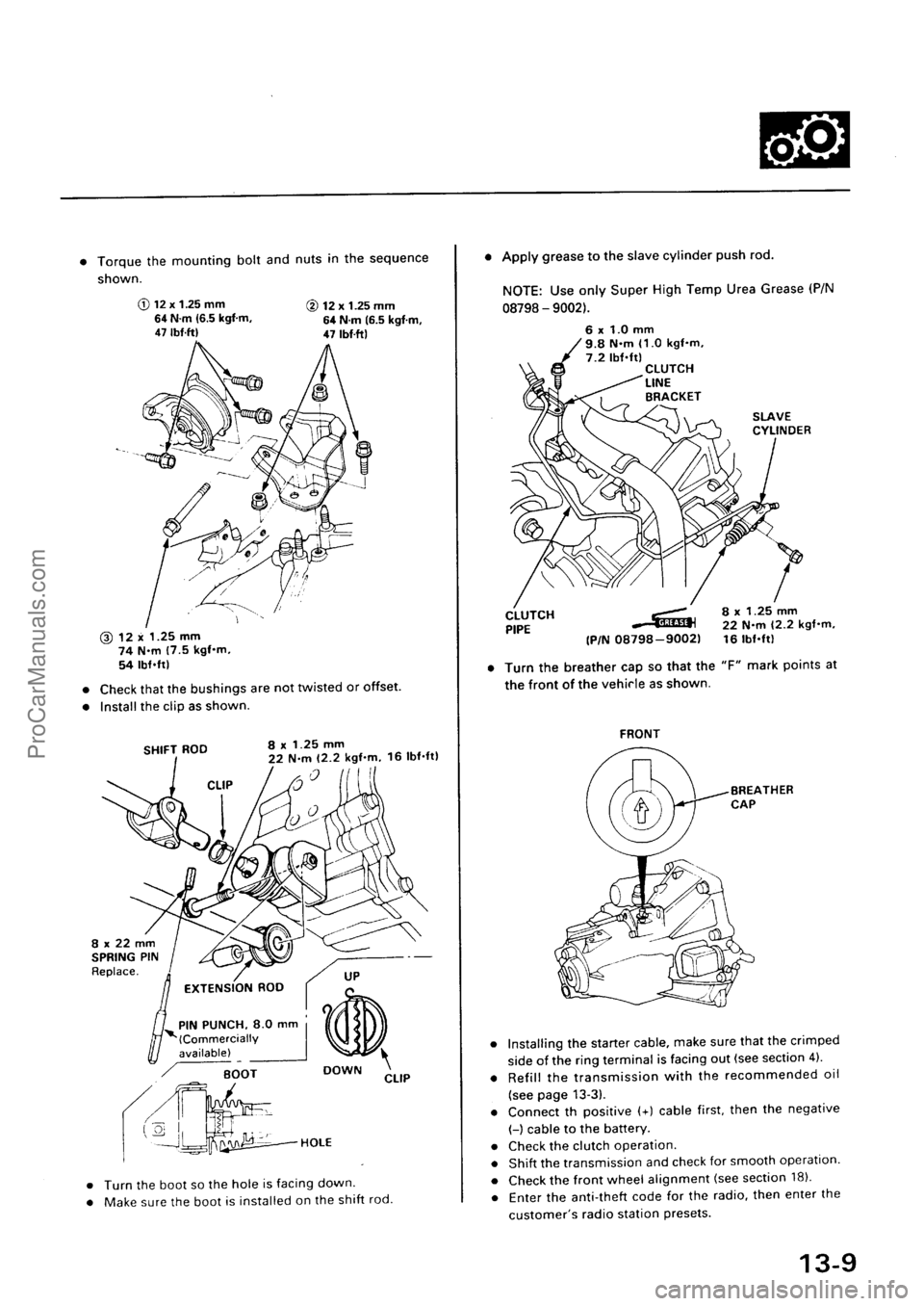 ACURA INTEGRA 1990  Service Repair Manual ProCarManuals.com 