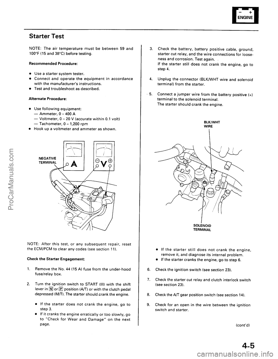 ACURA INTEGRA 1990  Service Repair Manual ProCarManuals.com 