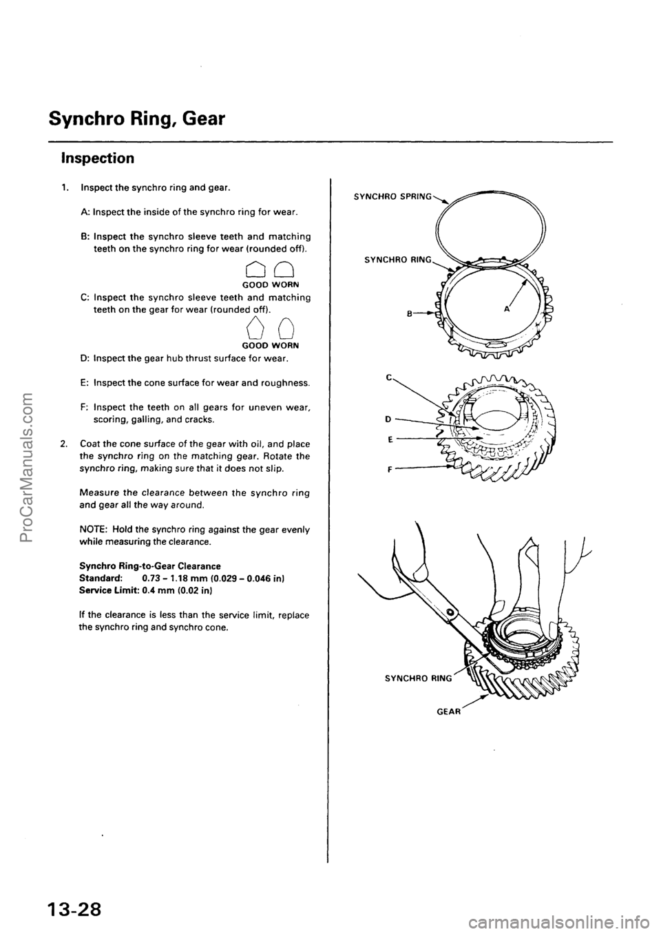 ACURA INTEGRA 1990  Service Repair Manual ProCarManuals.com 