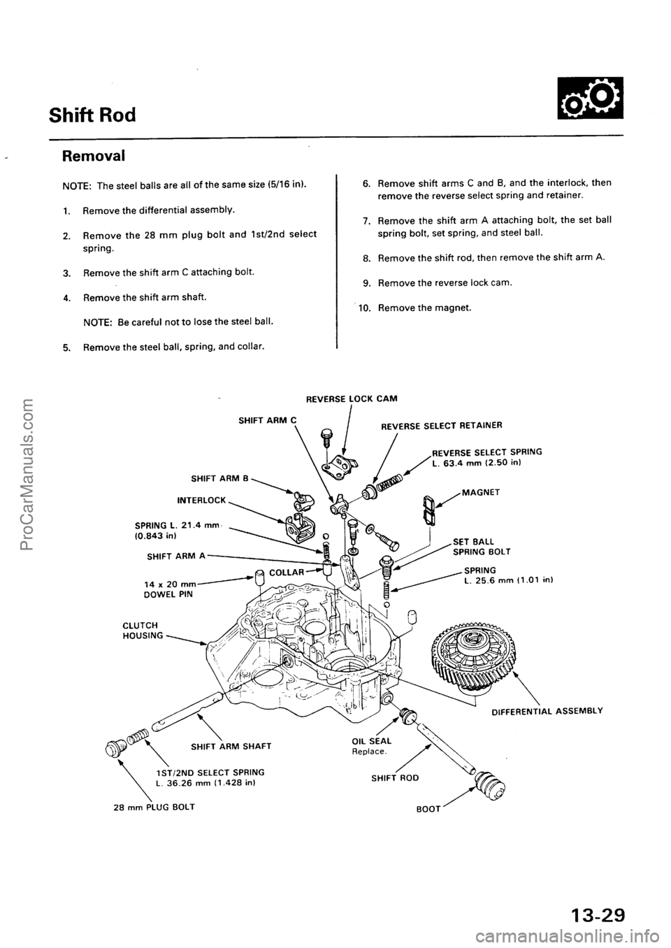ACURA INTEGRA 1990  Service Repair Manual ProCarManuals.com 