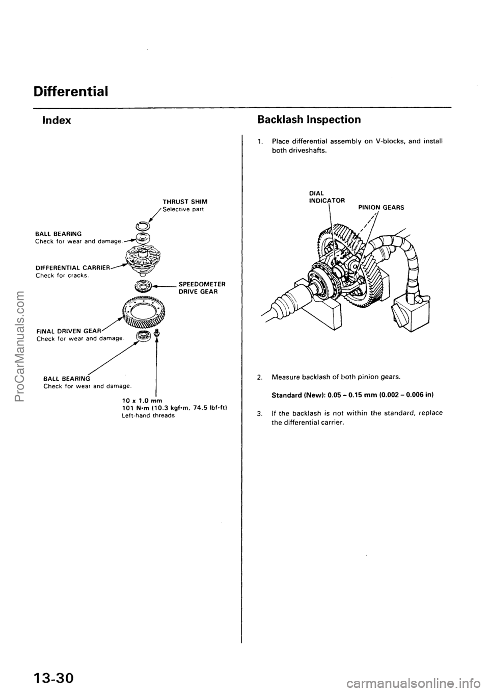 ACURA INTEGRA 1990  Service Repair Manual ProCarManuals.com 
