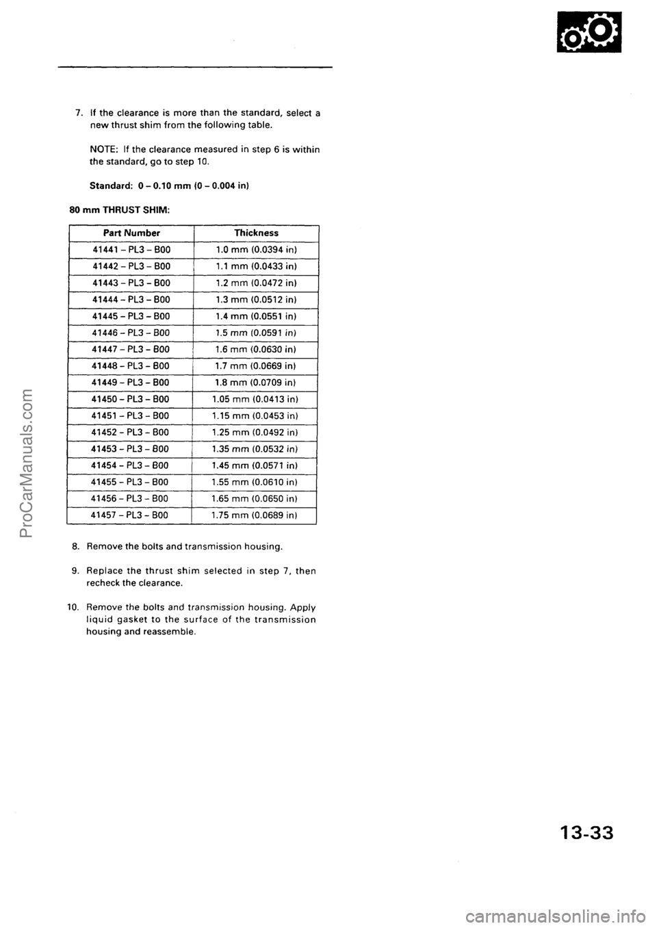 ACURA INTEGRA 1990  Service Repair Manual ProCarManuals.com 