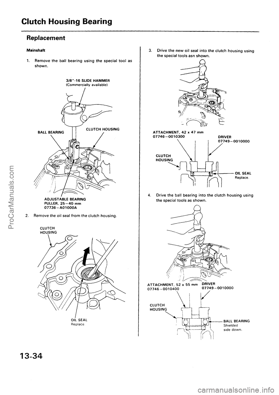 ACURA INTEGRA 1990  Service Repair Manual ProCarManuals.com 