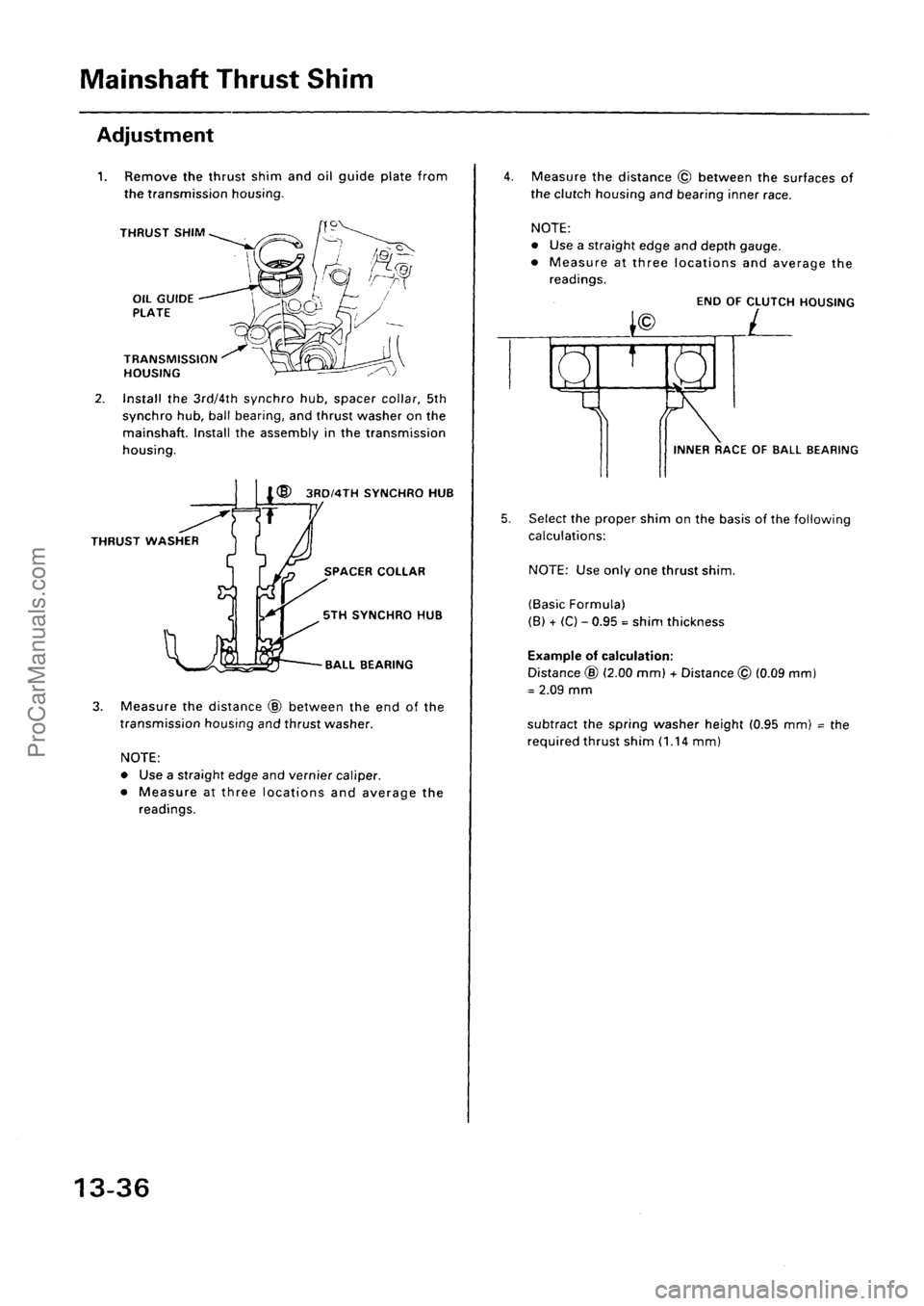 ACURA INTEGRA 1990  Service Repair Manual ProCarManuals.com 