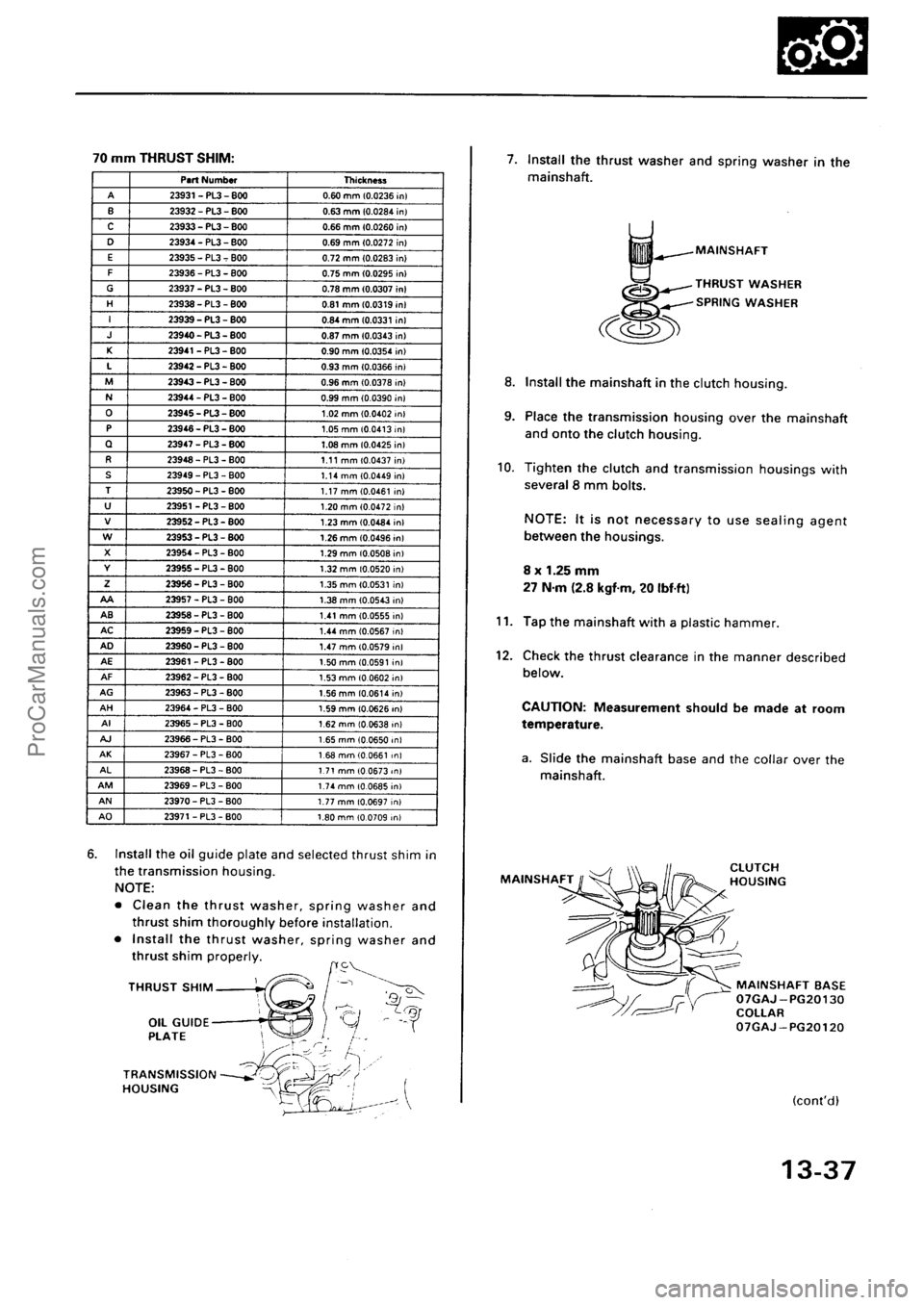 ACURA INTEGRA 1990  Service Repair Manual ProCarManuals.com 