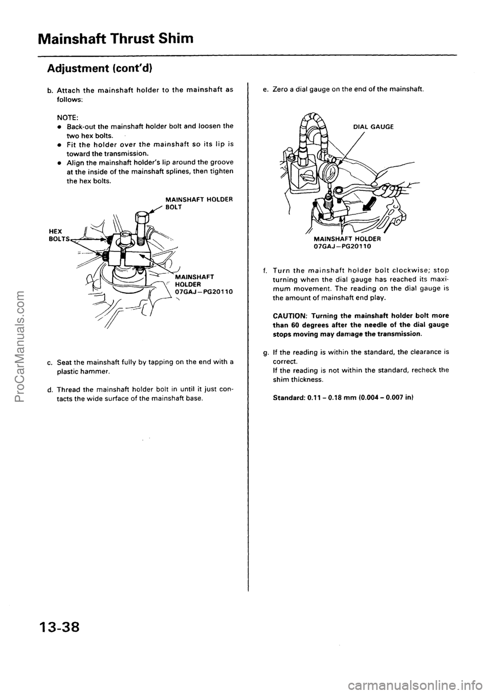 ACURA INTEGRA 1990  Service Repair Manual ProCarManuals.com 