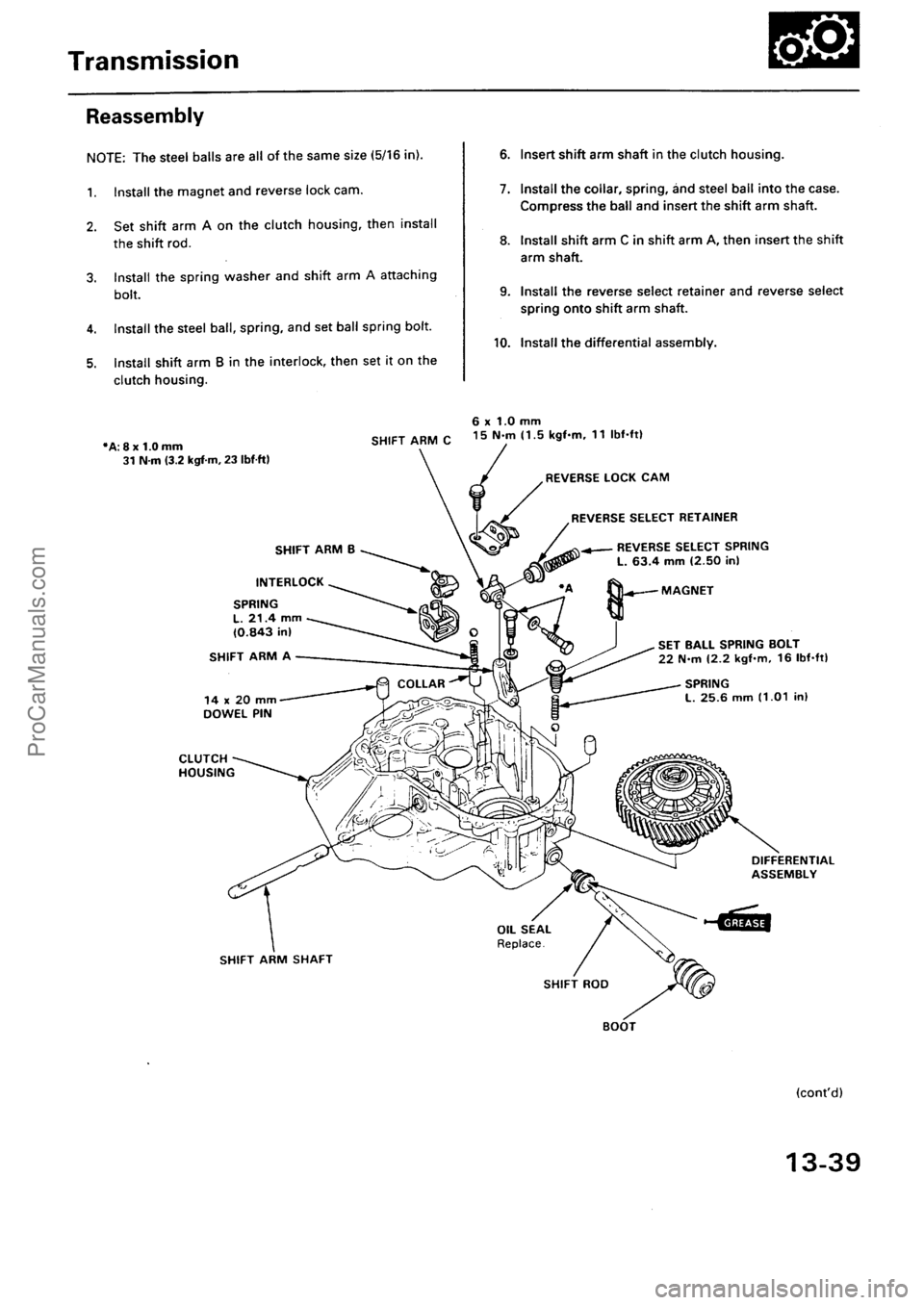 ACURA INTEGRA 1990  Service Repair Manual ProCarManuals.com 
