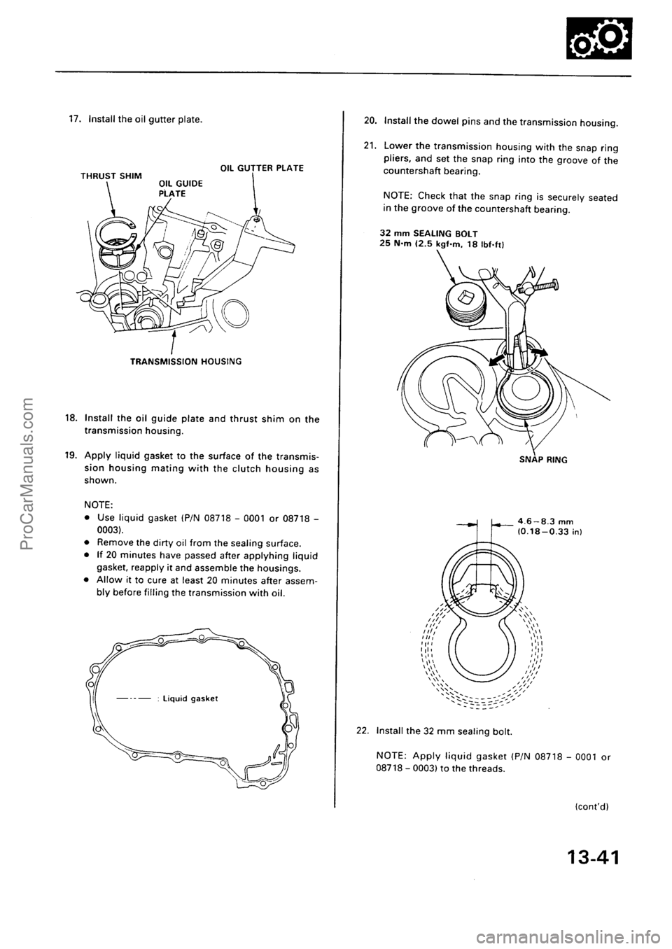 ACURA INTEGRA 1990  Service Repair Manual ProCarManuals.com 
