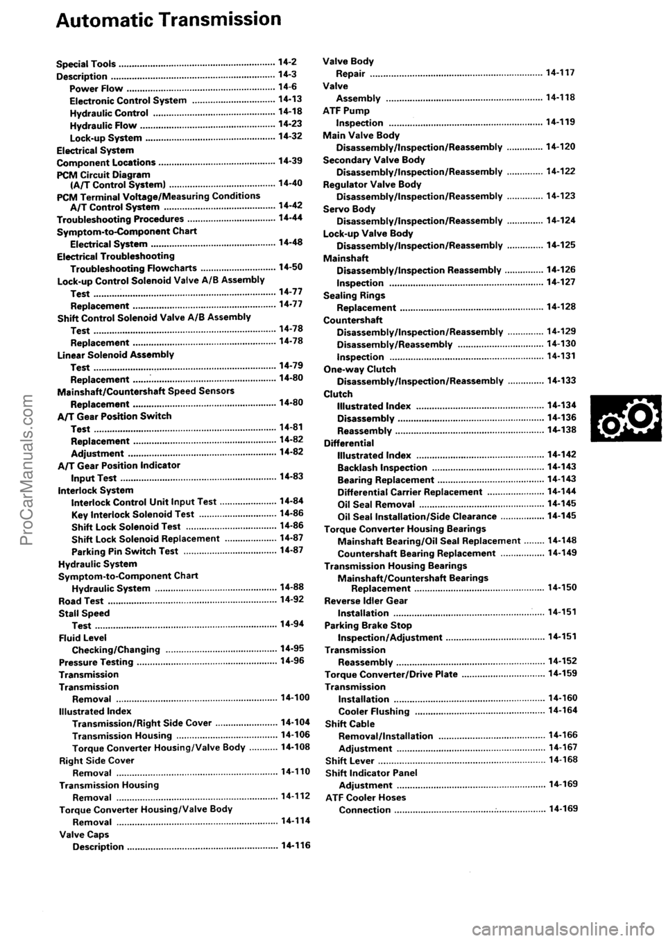 ACURA INTEGRA 1990  Service Repair Manual ProCarManuals.com 
