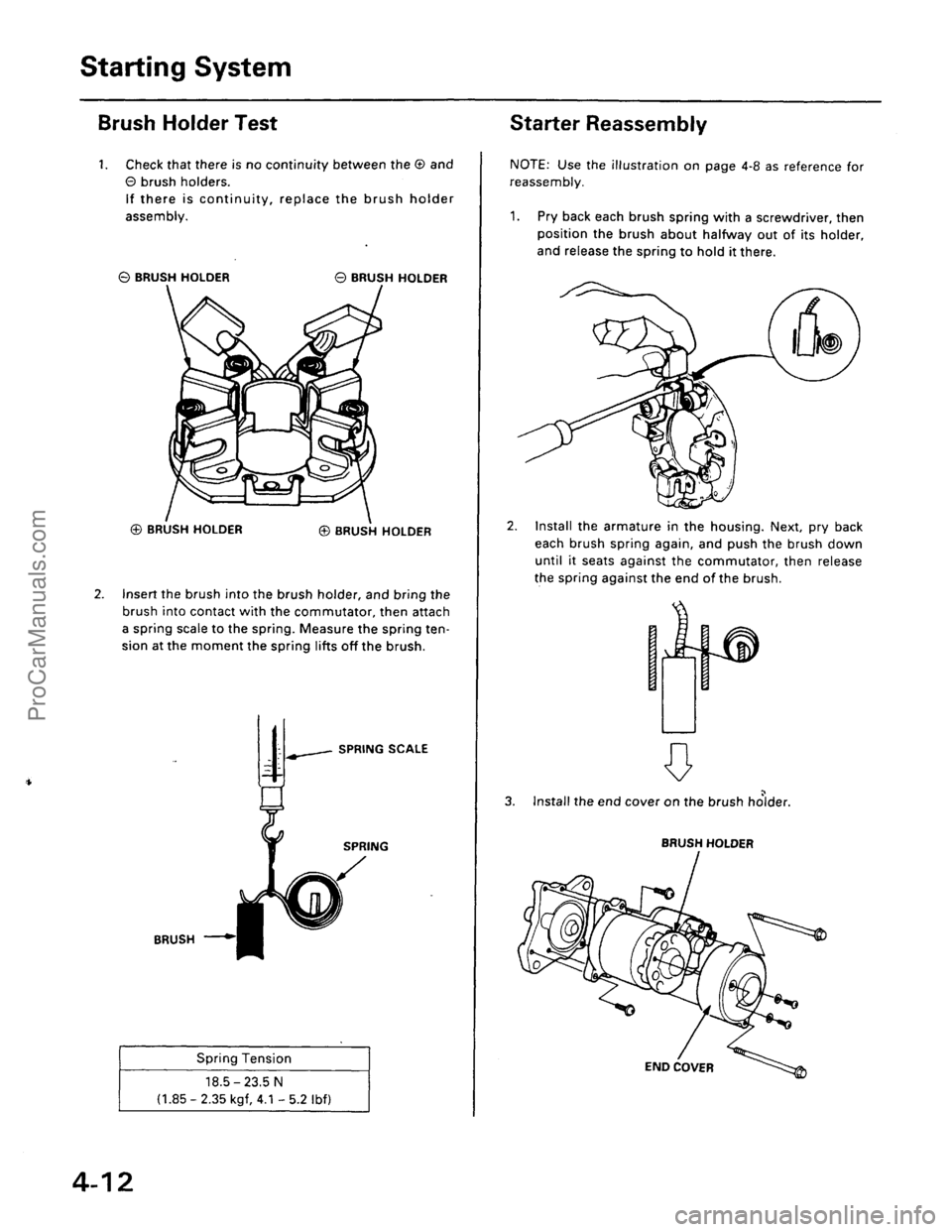 ACURA INTEGRA 1990  Service Repair Manual ProCarManuals.com 