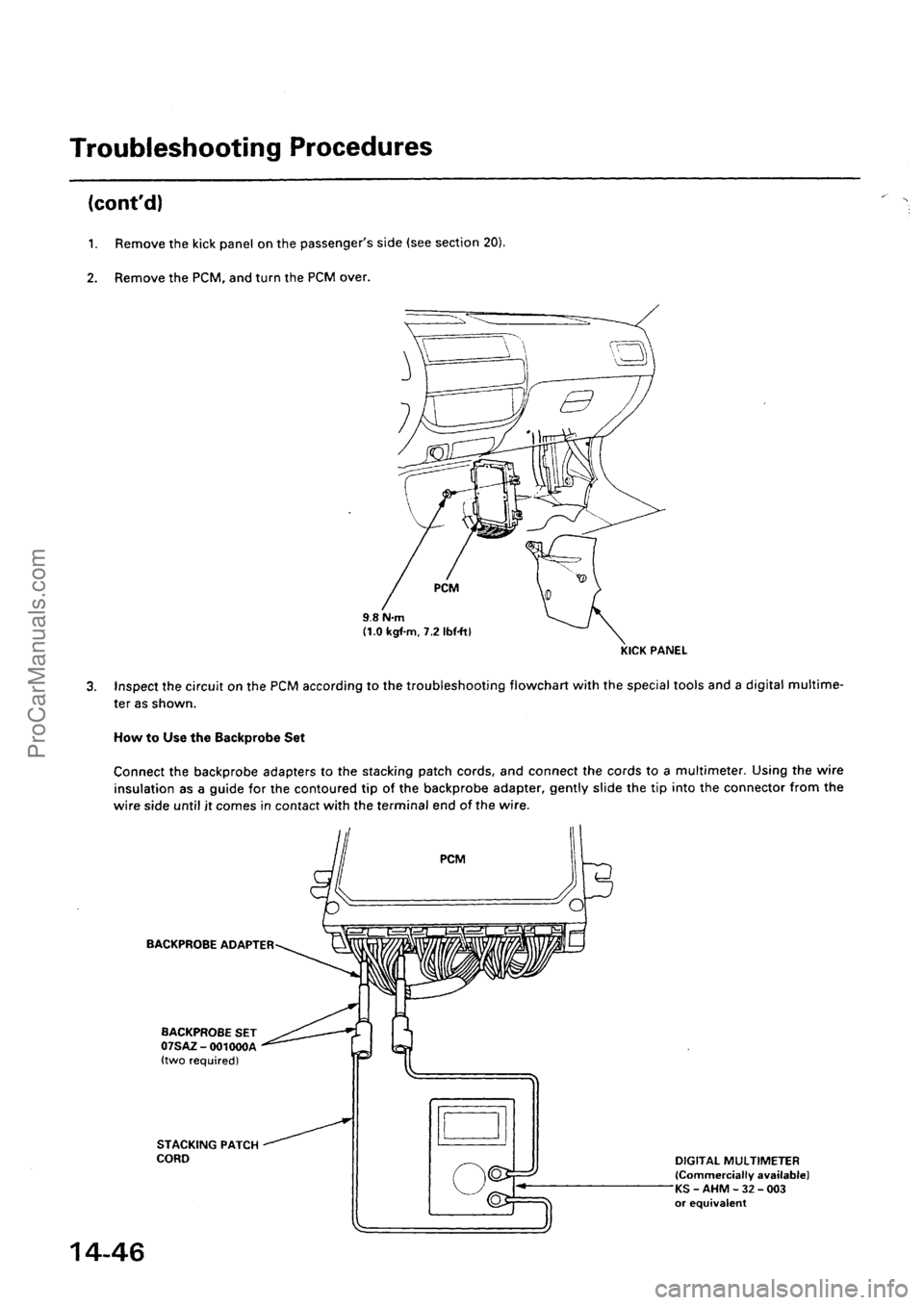ACURA INTEGRA 1990  Service Repair Manual ProCarManuals.com 