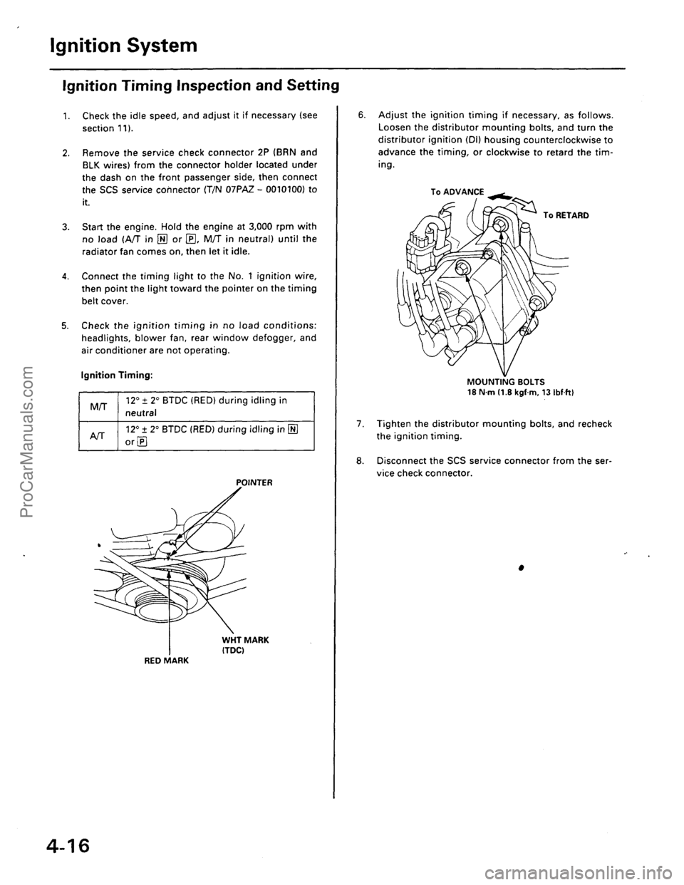 ACURA INTEGRA 1990  Service Repair Manual ProCarManuals.com 
