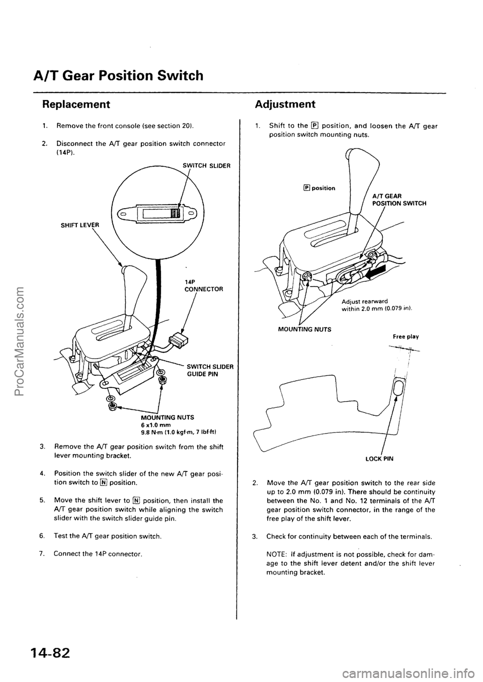 ACURA INTEGRA 1990  Service Repair Manual ProCarManuals.com 